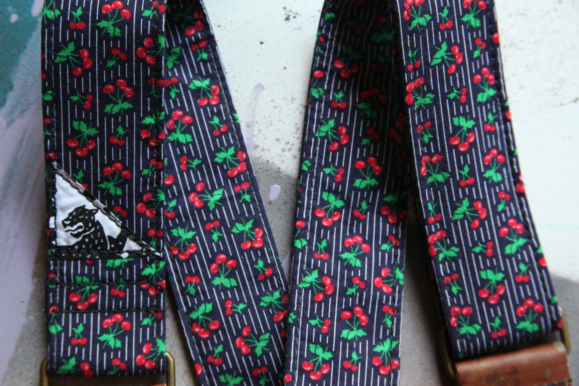 "Cherry Cola” Guitar Strap