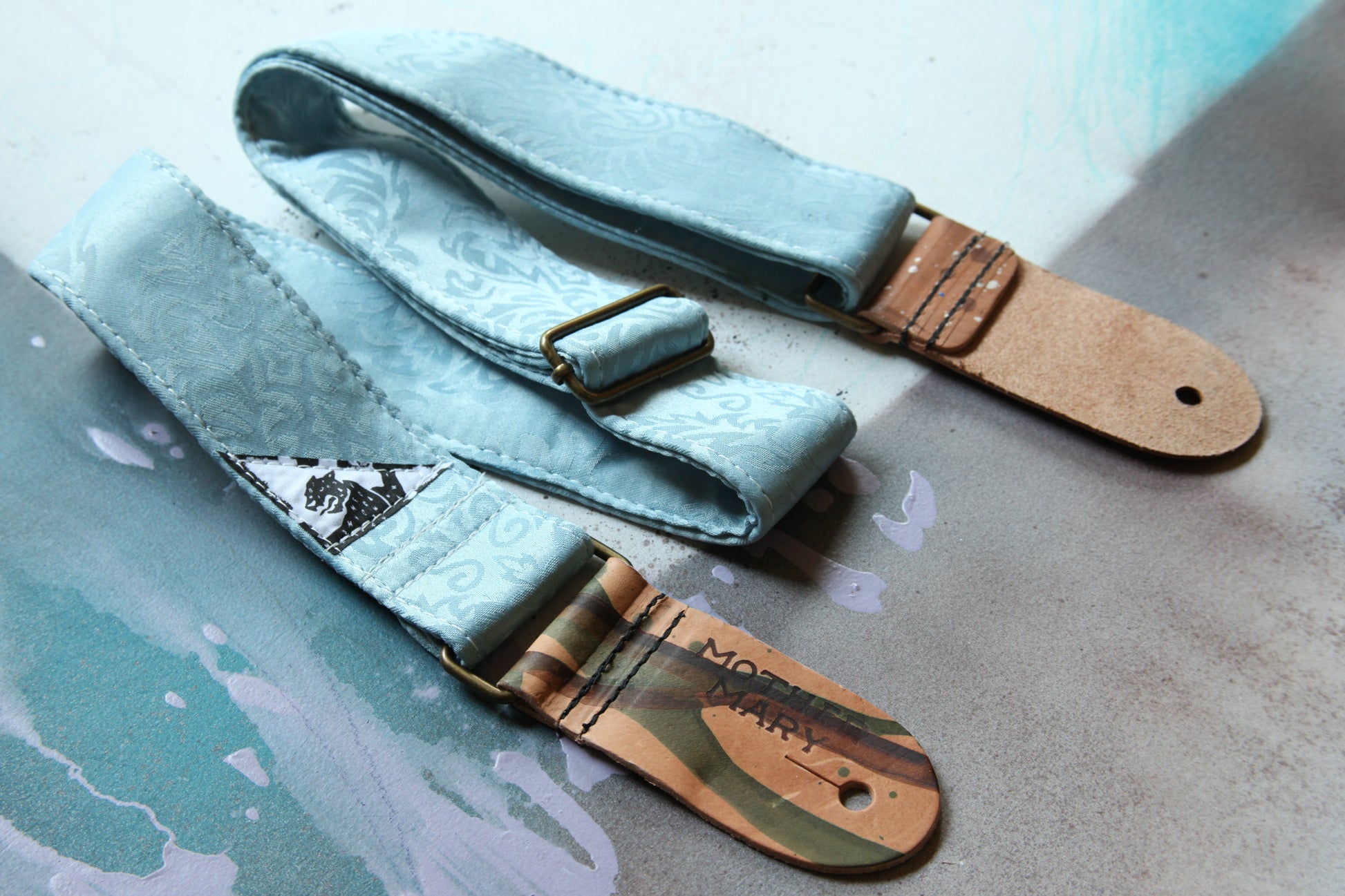 Granny Blue Guitar Strap