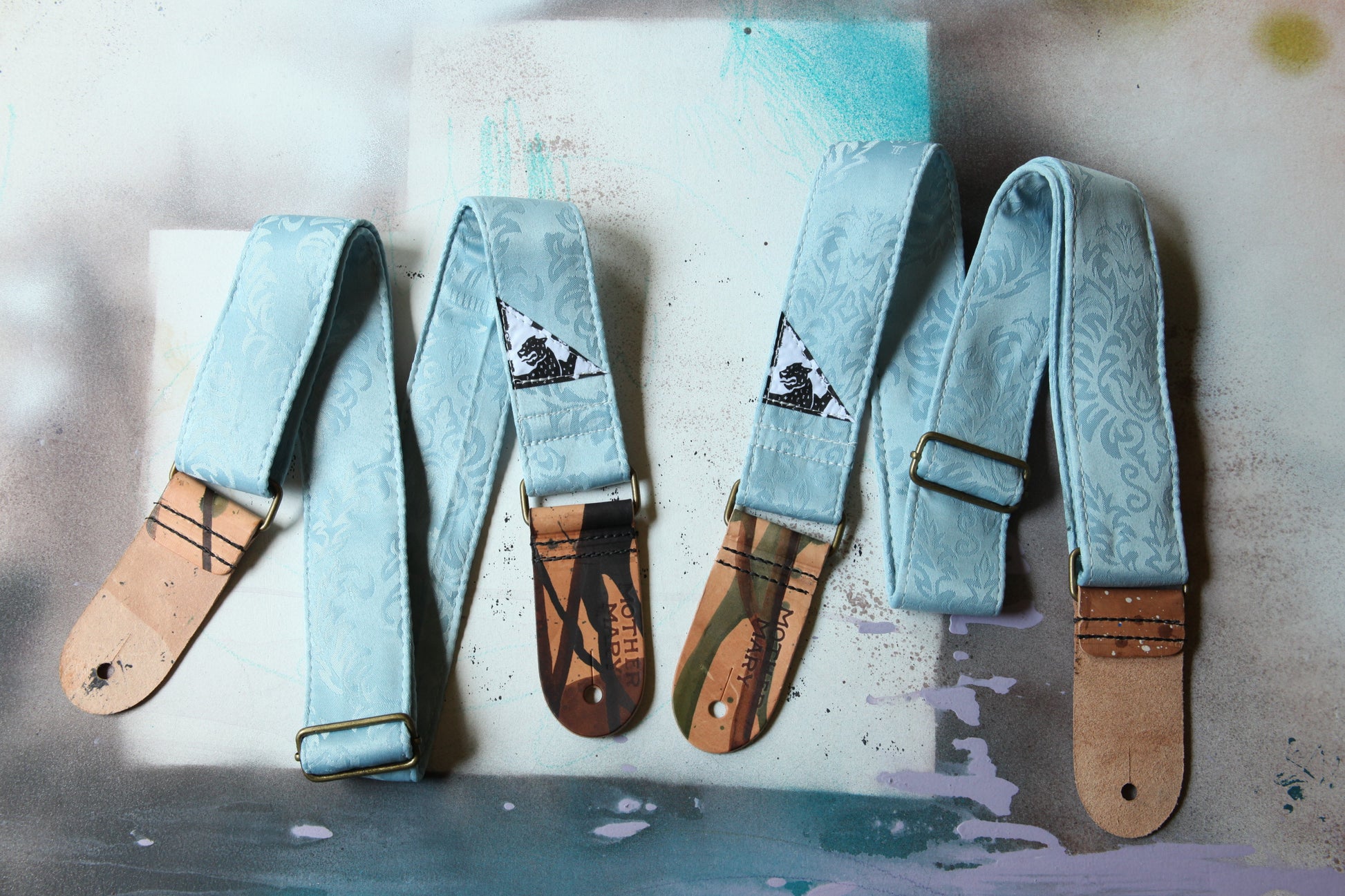 Granny Blue Guitar Strap