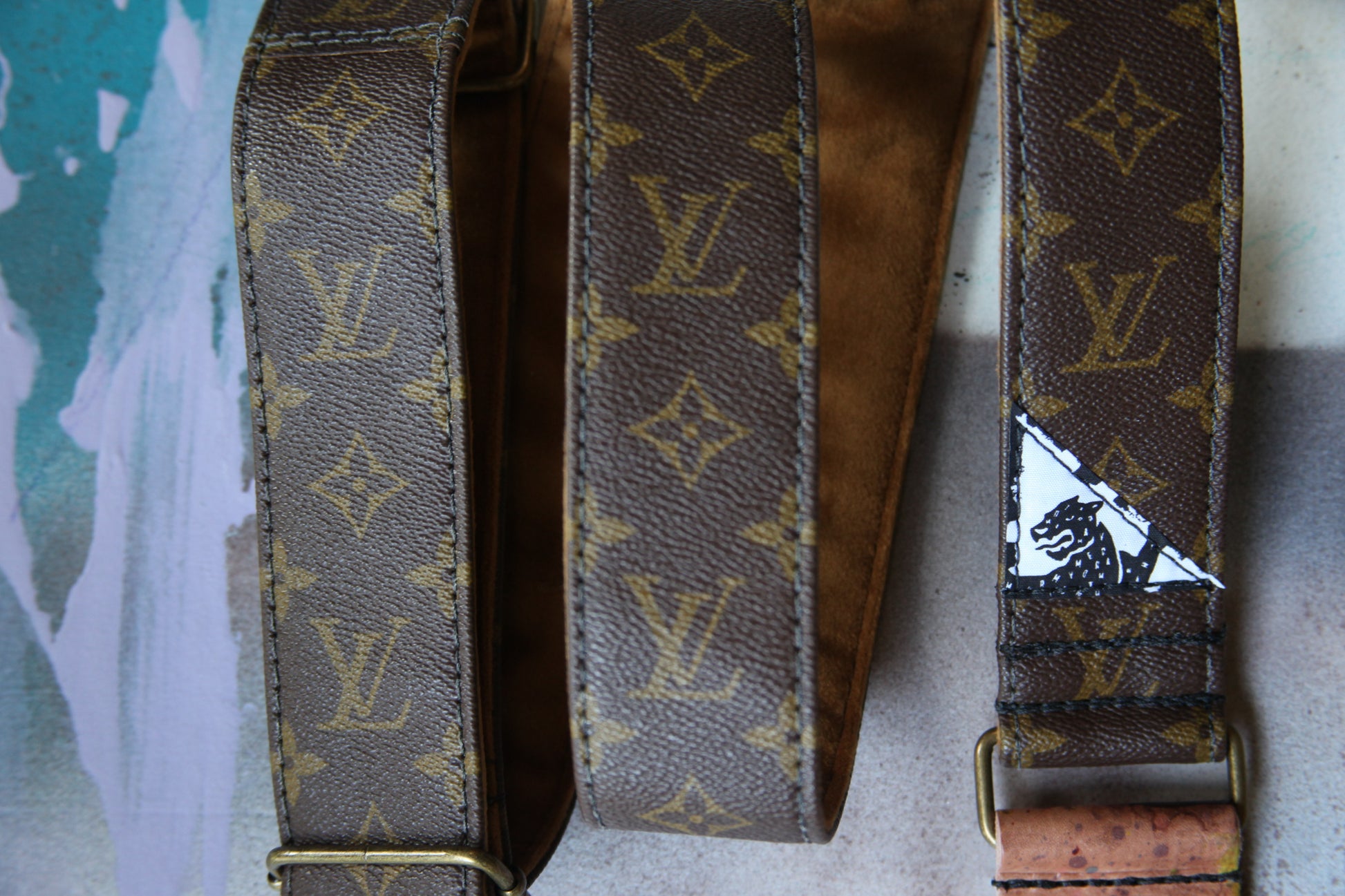 "Louis Vuitton” Guitar Strap
