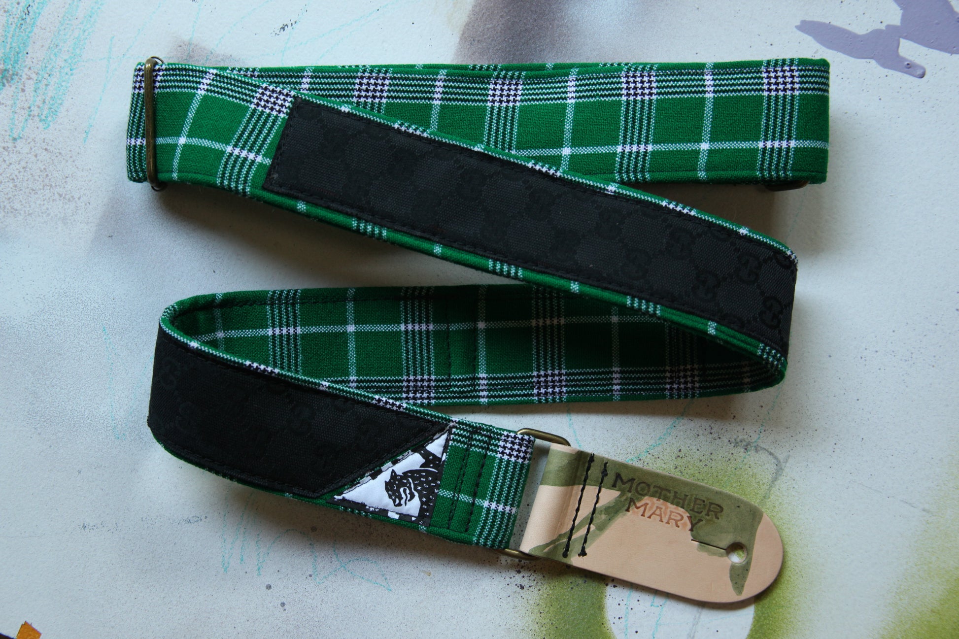"Gucci Patch” Guitar Strap
