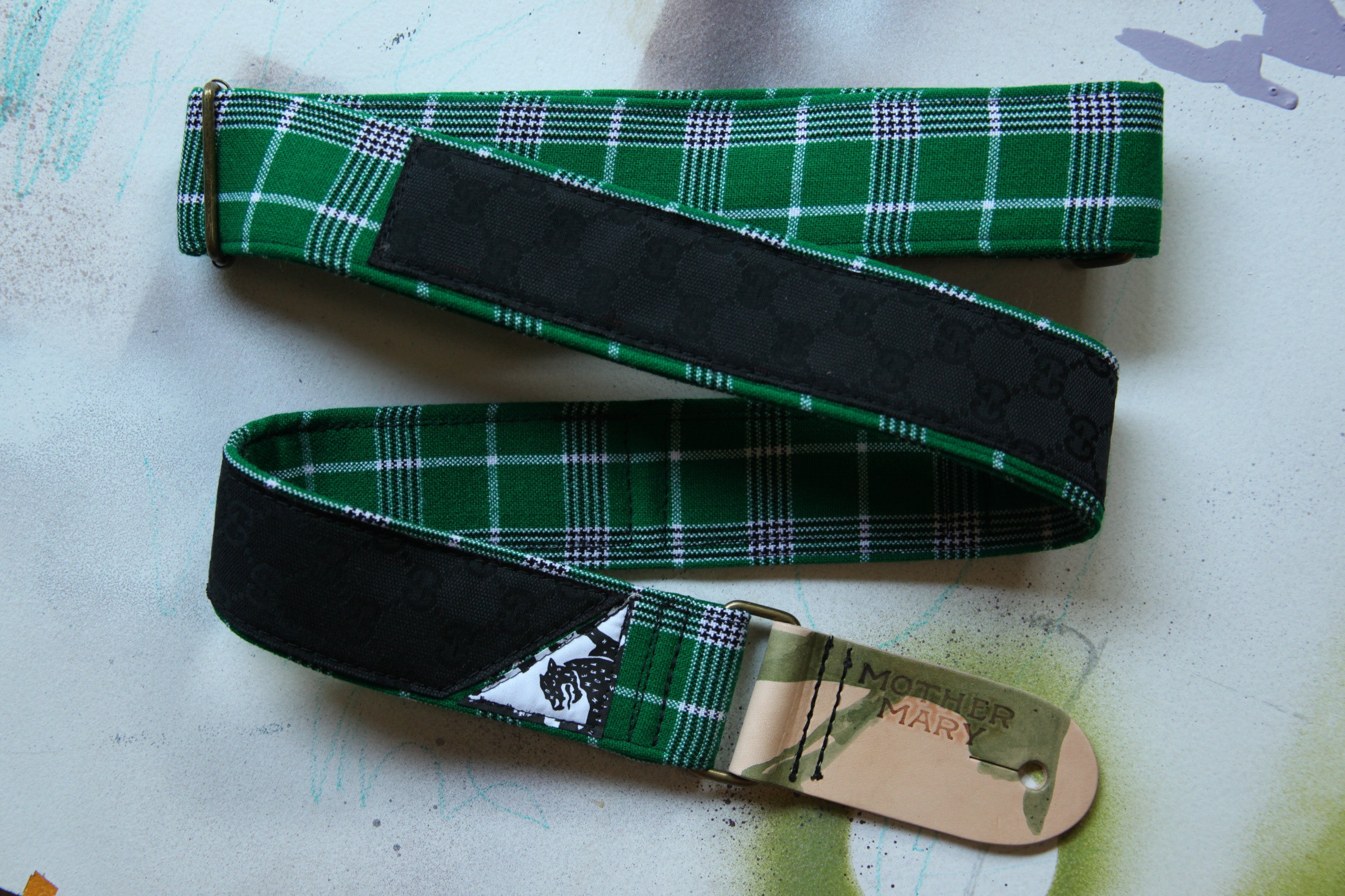 "Gucci Patch” Guitar Strap