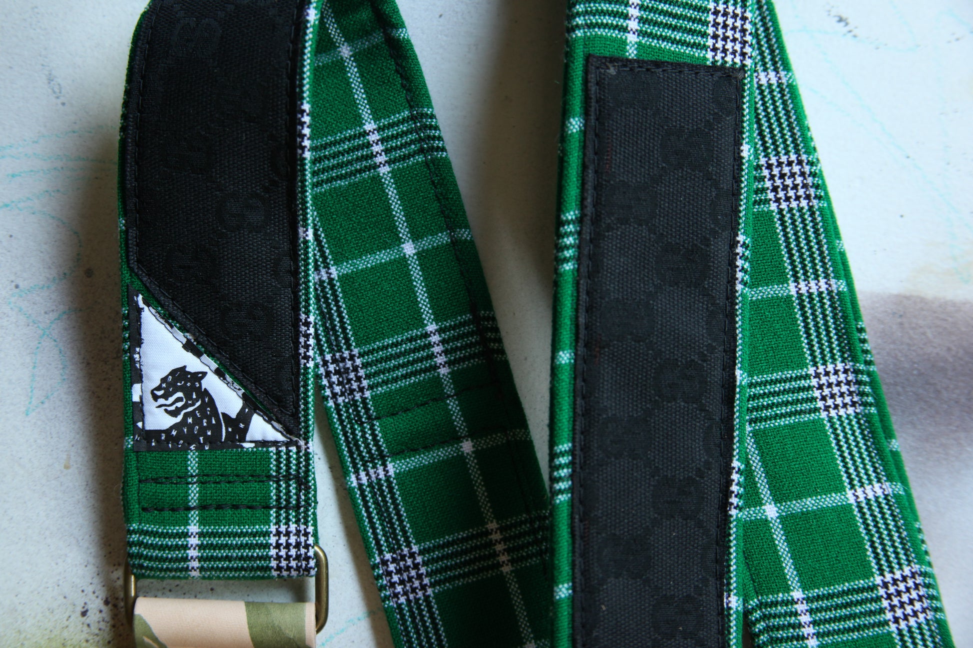 "Gucci Patch” Guitar Strap