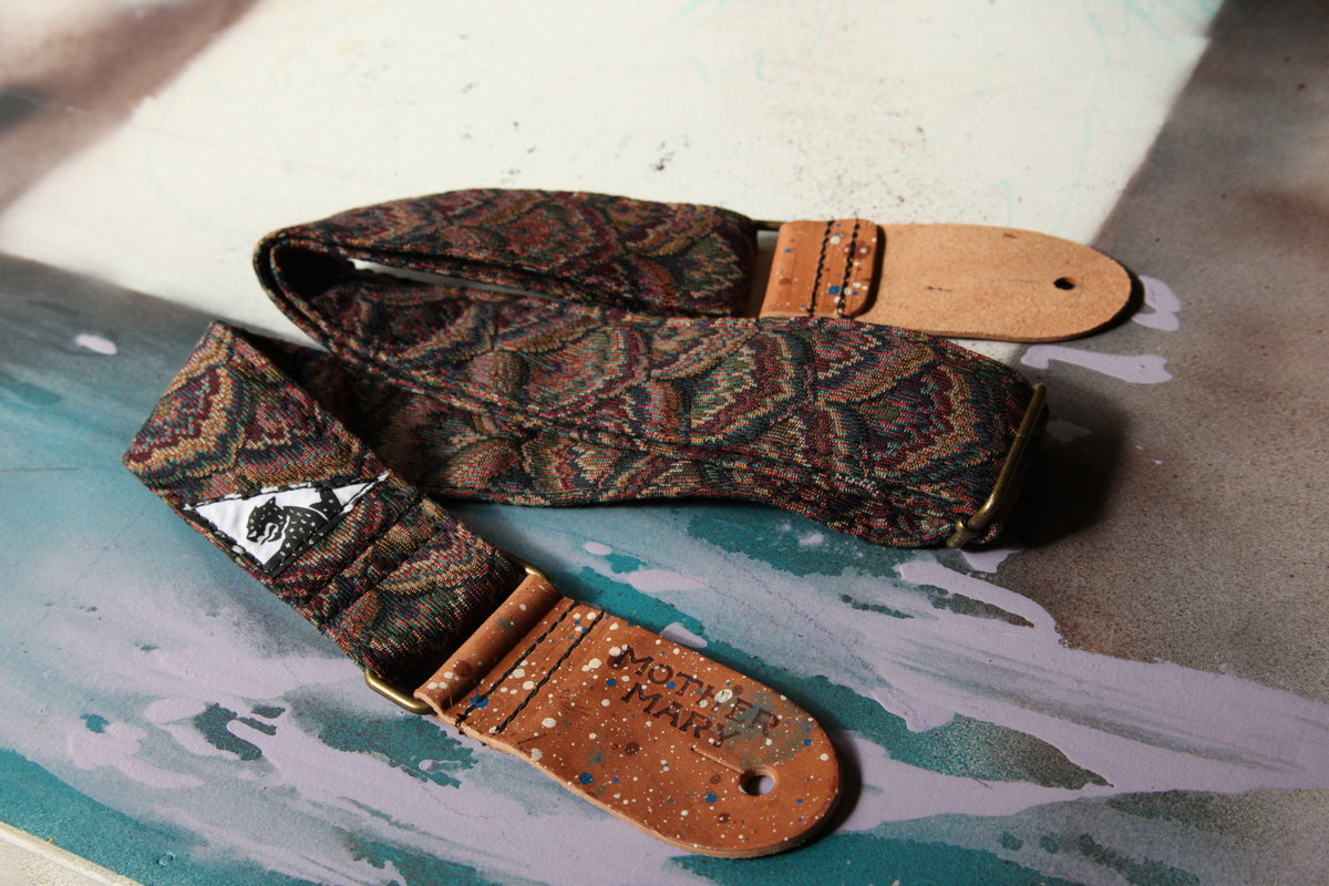 "Peacock” Guitar Strap