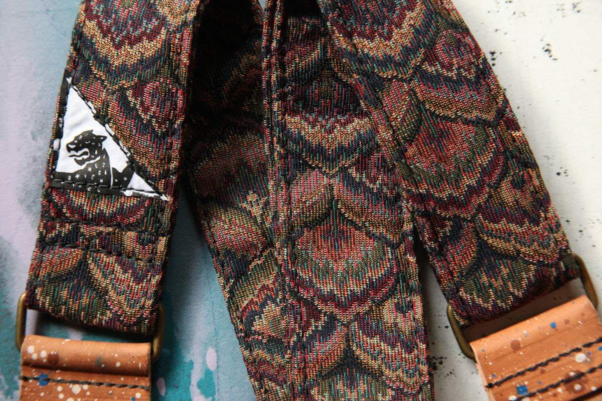 "Peacock” Guitar Strap