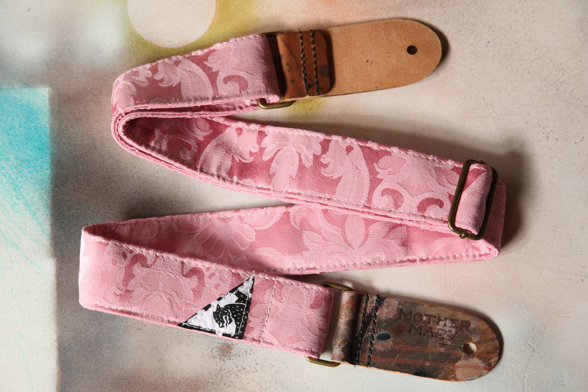 Granny Pink Guitar Strap