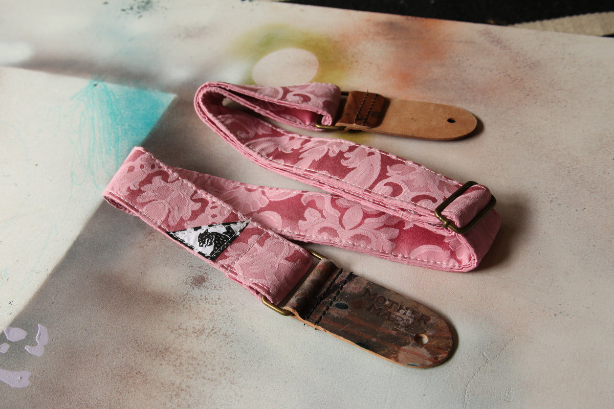 Granny Pink Guitar Strap