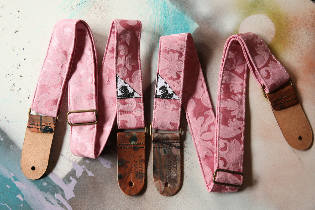 Granny Pink Guitar Strap