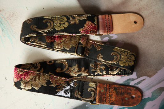 "Gothic Garden” Guitar Strap