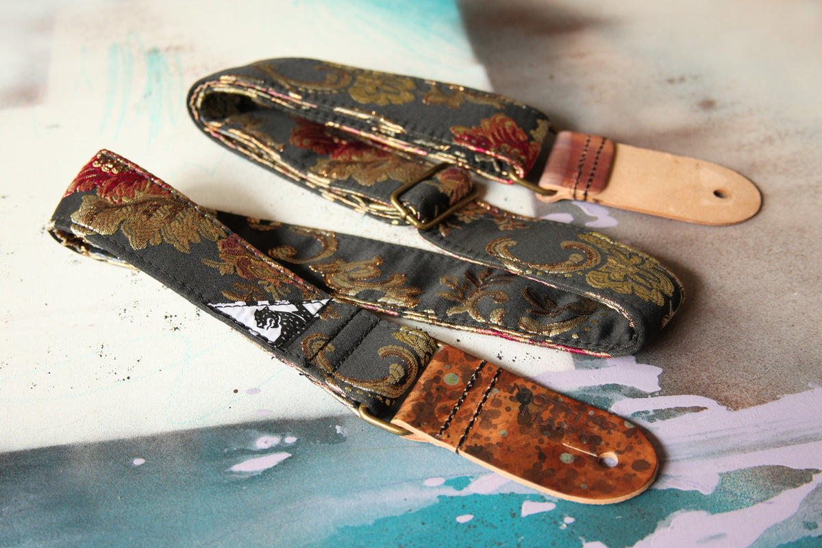 "Gothic Garden” Guitar Strap