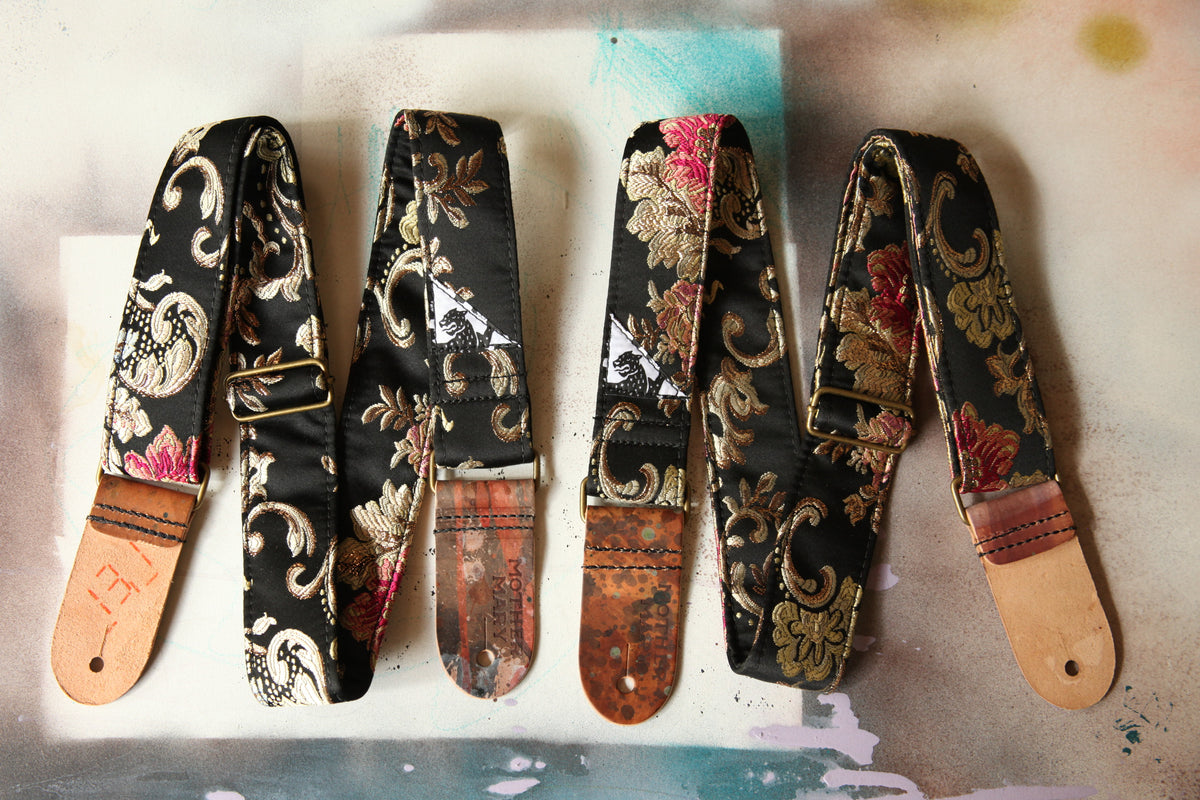 "Gothic Garden” Guitar Strap