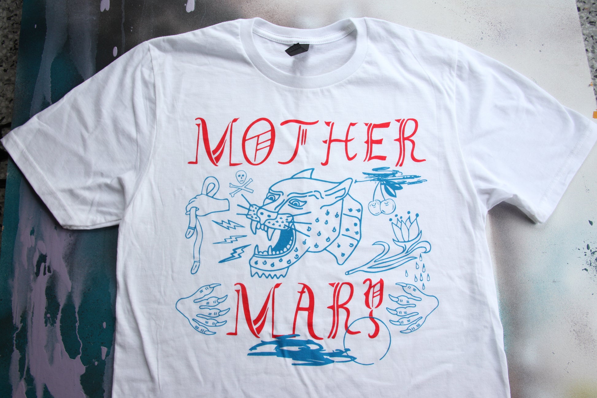 White, Blue, Red, T Shirt