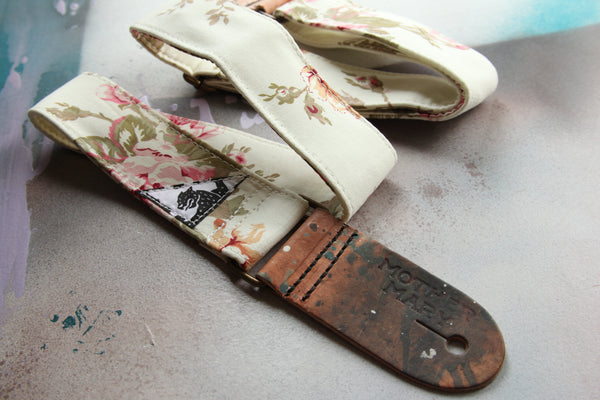 "The Son Also Roses" Guitar Strap