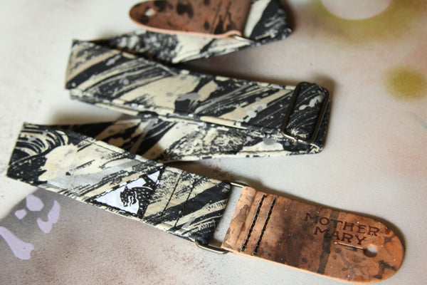 "Pollock" Guitar Strap