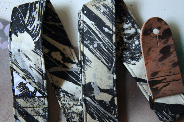 "Pollock" Guitar Strap