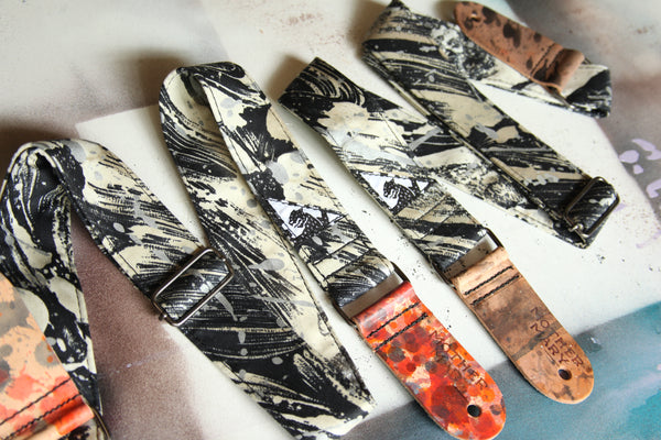 "Pollock" Guitar Strap