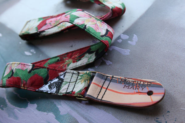 "Artificial Bouquet" Guitar Strap