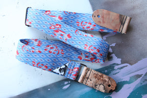 "Geranium” Guitar Strap