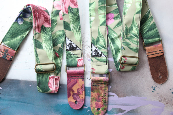 "In Bloom” Guitar Strap