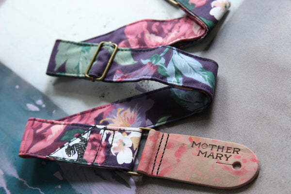 "Bellflower” Guitar Strap
