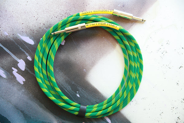 Instrument Cable - Green & Yellow